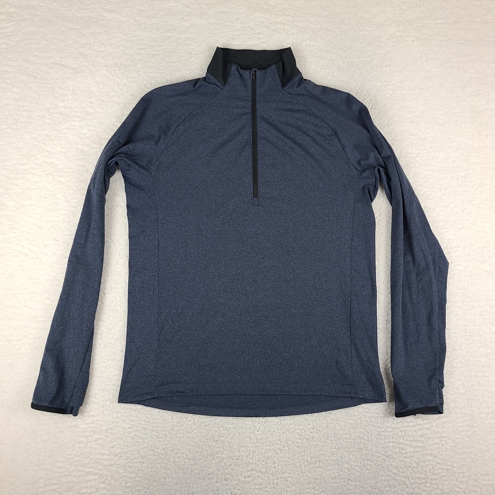 REI Coop Sweater Mens Medium Dark Blue Lightweight Performance Tech Golf